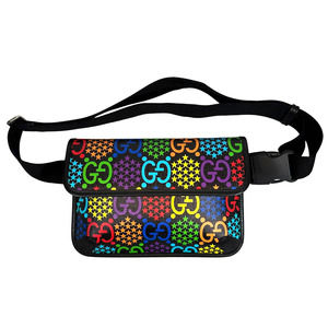 Gucci Psychedelic Belt Bag GG Supreme Monogram Crossbody Bumbag Slim Multicolor